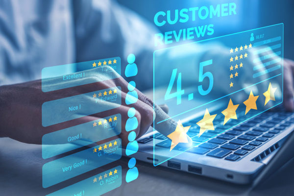 5 Star Customer reviews