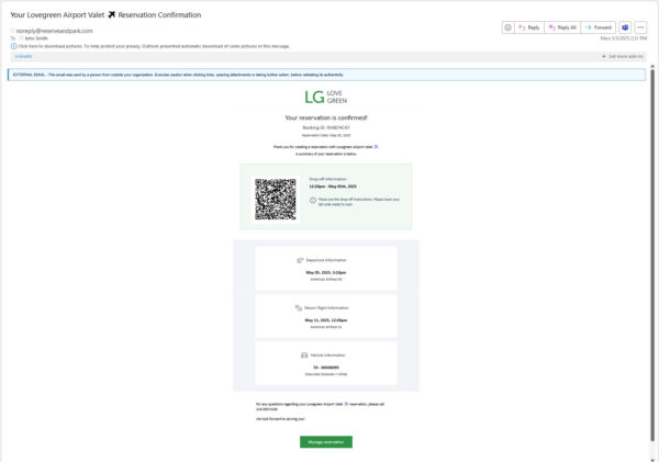 Reservation Screen 6